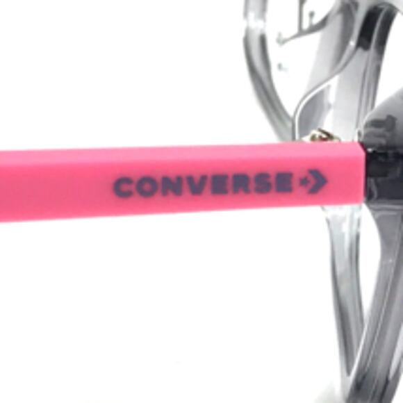 💎✨NEW WITH  TAG✨💎Converse Kids Eyeglasses Frames Transparent Gray Pink - Picture 11 of 13